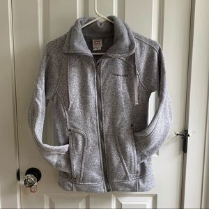 Grey zip up sweatshirt